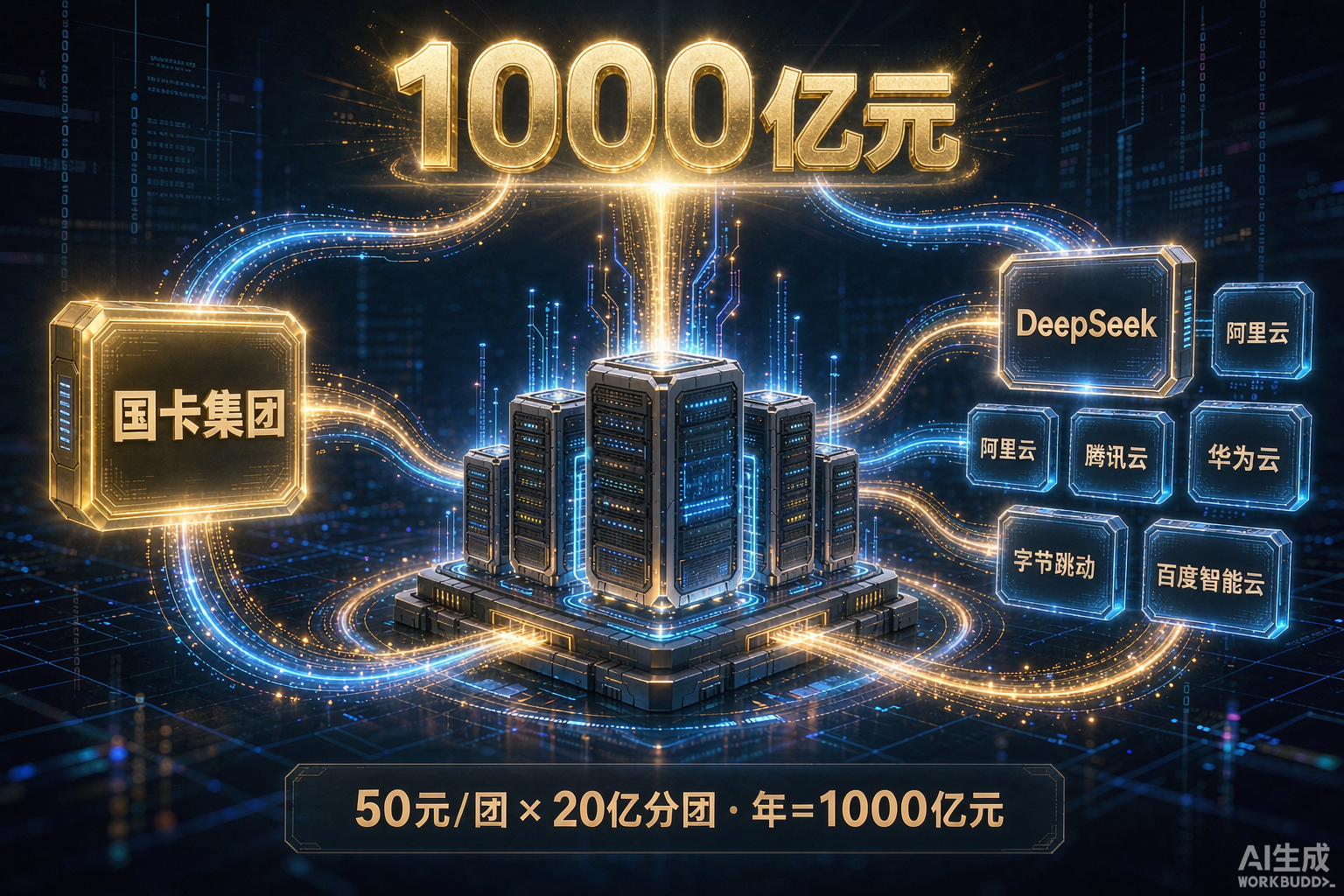 图：千亿算力采购生态——以市场换技术与资金的中国样本
